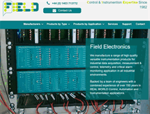 Tablet Screenshot of fieldelectronics.com